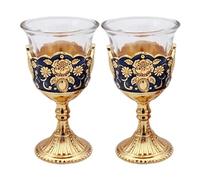 Verre à vin de style vintage - Verres hauts de style palais, tasse à toast | Mariages - Verre à boisson antique - Décoration de table élégante - Articles de cuisine insolites - Pot de service idéal pour