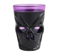 Verre à vin d'Halloween, verre électronique LED pour boisson de vin, verre à vin d'horreur, verre à vin gothique, design crâne, verre à vin squelette, verre à whisky avec tête de mort paire, Consulte