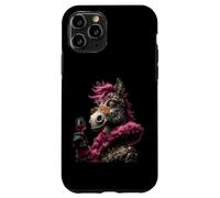 Verre à vin élégant avec Motif d'âne Coque pour iPhone 11 Pro