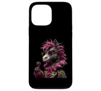 Verre à vin élégant avec Motif d'âne Coque pour iPhone 13 Pro Max