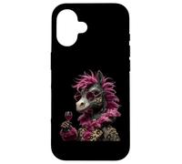 Verre à vin élégant avec Motif d'âne Coque pour iPhone 16