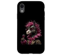 Verre à vin élégant avec Motif d'âne Coque pour iPhone XR