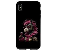 Verre à vin élégant avec Motif d'âne Coque pour iPhone XS Max