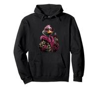 Verre à vin élégant en Forme d'oiseau avec Motif Portrait d'autruche Sweat à Capuche