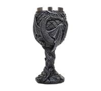 Verre à vin House Dragon - Coupe à vin de dragons médiévaux | Cadeau de verres créatifs en acier inoxydable, verre à vin résistant à l'usure, verres médiévaux créatifs et polyvalents, coupe en V