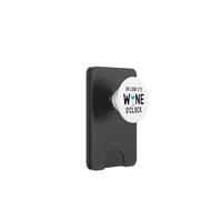 Verre à vin Humoristique « Oh Look It's Wine O'Clock » PopSockets PopWallet pour MagSafe