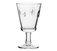 Verre à vin - LAROCHÈRE - FLEUR DE LYS - Hauteur 14.7 cm - Contenance 24 cl - Verre pressé