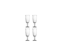 Verre à vin Lot de 4 en verre recyclé transparent Asha