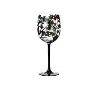 Verre à vin peint à la main - Verre peint quatre saisons | Verres à pied 450 ml | Verre à vin décoratif motif branche et feuille, verre résistant à la chaleur, vaisselle saisonnière pour la maison