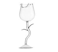 Verre à vin rose : flûte à champagne élégante résistante à la chaleur, flûte de mariage florale | Verre à vin romantique pour anniversaire, verrerie décorative pour occasions spéciales, ensemble de