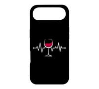 Verre à vin Rouge avec battements de cœur Coque pour iPhone Air