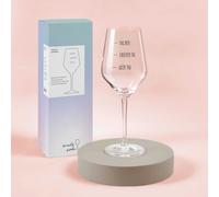 Verre À Vin Sand & Soda Avec Slogan - Bonne Journée Mauvaise Journée