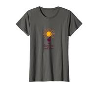Verre à vin Sunshine and Wine : Summer Delight T-Shirt, Femme, Asphalte, L
