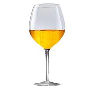 Verre à vin surdimensionné - Goblet de fête géante - Gobelet à bière Jumbo - 3,2 l - Verrerie décorative - Accessoire de bar - Articles + cadeau d'anniversaire de célibataire pour adultes, buveurs F