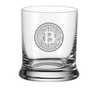 Verre à whisky Bitcoin (Gravure face)