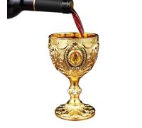 Verre À Whisky De Style Européen - Verre À Liqueur En Métal Haut De Gamme De 30 Ml | Tasse À Boisson Exquise Créative Rétro Vintage Incrustée De Diamants | Verres À Shot De Whisky - Décoration De Vin