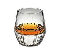 Verre à Whisky - Facettes LinéAires TailléEs à La Main, Base éPaisse Et IncurvéE | Verre Old Fashioned Pour Scotch/Bourbon/Cocktails | Verre Sans Plomb, Parois éPaisses | Accessoire De Bar éLéGant