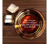 Verre à whisky personnalisé pour homme, verre à bourbon avec glaçons en acier inoxydable, cadeau à whisky pour la fête des pères, cadeau personnalisé pour la fête des pères pour mari anniversaire