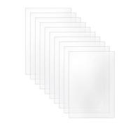 Verre acrylique pour cadre 1,5 mm. Feuille de verre synthétique. Plaque synthétique vitre de remplacement. Verre acrylique transparent - 15x20 cm (150x200 mm) - Lot de 10 -