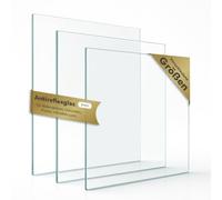 Verre antireflet de 2 mm - Découpe sur mesure - Plaque en verre antireflet pour cadre photo de 18 x 24 cm à 70 x 100 cm - Verre de cadre pour photos et art - Fabriqué avec précision et emballé en