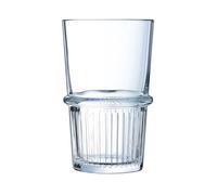 Manhattan Verre À Eau en Verre Trempé, Transparent, Lot de 6
