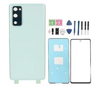 Verre Arrière de Remplacement, Boîtier en Verre Arrière de Téléphone pour S20 FE 5G G781 Kit D'outils de Réparation de Remplacement de Verre de Couverture Arrière de (Vert