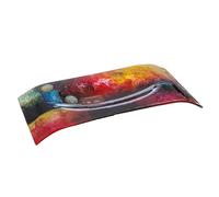 Verre art Classico Bol en verre multicolore peint à la main Largeur 58 cm Cadeau pour femme