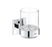 GROHE Verre en cristal Start Cube avec porte-verre 41097000 chromé