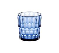 Guzzini - Vanity, verre bas, décor 2, bleu denim, en Bio-based SAN et Bio-based SMMA - EAU