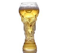 Verre bière Coupe Monde Verre bière forme ballon football, 15,2oz tasse bière Coupe Monde, verres bière forme ballon football Cadeaux pour papa, petit ami et tous les amateurs de football,450ML
