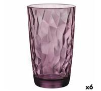 Verre - Bormioli Rocco - Diamond - Violet - 470 ml - 6 Unités