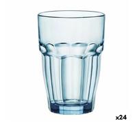 Verre Bormioli Rocco Rock Bar Bleu Verre 370 Ml (24 Unités)