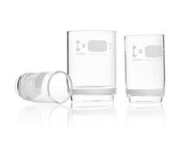 Verre Borosilicaté Creuset Filtrant, Capacité de 30ml, 1µm Taille Pores, Lot de 10