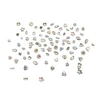 Verre Cristal Art Décoration Diamant 3D Conseils Ornement Shinys Pendentif Ornements Manucure Accessoires
