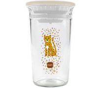 Verre d'apprentissage léopard beige (290ml)
