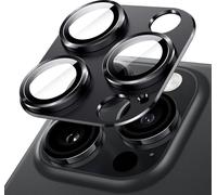 verre de caméra 3D pour Apple iPhone 15 Pro / 15 Pro Max protection film blindé titane noir