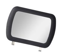 Verre De Maquillage Adhésif En Acier Inoxydable Pare-soleil De Voiture Miroir Cosmétique D'intérieur