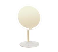 Verre de maquillage pliable à LED avec fixation pour téléphone 1200 mAh Source d'alimentation rechargeable et positions de visualisation réglables