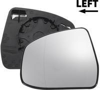 Verre De Miroir De C?té Gauche De Remplacement Non Chauffé Asphérique Pour Voiture, pour Ford Focus 2008-2018, Verre Véritable, Avec Plaque De Support, Verre Blanc