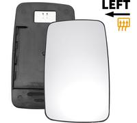 Verre De Miroir De Rétroviseur Arrière Gauche Avec Plaque De Support De Remplacement Convexe Chauffant Blanc Pour Mercedes Sprinter 1995-2006
