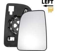 Verre De Miroir De Rétroviseur Arrière Gauche Avec Plaque De Support De Remplacement Convexe Chauffé Blanc Pour Mercedes Sprinter 2018-2023