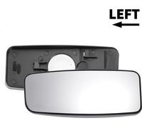 Verre De Miroir De Rétroviseur De C?té Gauche Inférieur De Remplacement Avec Plaque De Support Convexe Non Chauffant En Verre Blanc Pour Mercedes Sprinter 2006-2011