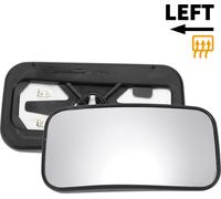Verre De Miroir De Rétroviseur De Partie Inférieure Gauche De Remplacement Avec Plaque De Support Convexe Chauffée En Verre Blanc Pour Mercedes Sprinter 2018-2023