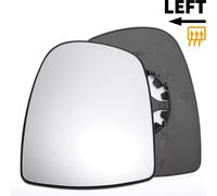 Verre De Miroir De Rétroviseur De Partie Supérieure Gauche De Remplacement Avec Plaque De Support Chauffée En Verre Blanc pour Nissan Primastar 2001-2014