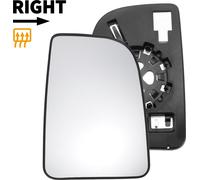 Verre De Miroir De Rétroviseur Droit Supérieur De Remplacement Avec Plaque De Support Convexe Chauffant En Verre Blanc Pour Mercedes Sprinter 2018-2023