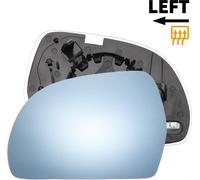 Verre De Miroir De Rétroviseur Latéral Arrière Gauche Avec Plaque De Support Convexe Chauffant Bleu Pour Skoda Octavia 2009-2012 Pour Skoda Superb 2008-2015
