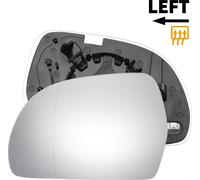 Verre De Miroir De Rétroviseur Latéral Arrière Gauche Avec Plaque De Support Remplacement Asphérique Chauffant Blanc Pour Skoda Octavia 2009-2012 Pour Skoda Superb 2008-2015