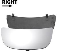 Verre De Miroir De Rétroviseur Latéral Droit Inférieur De Remplacement Avec Plaque De Support En Verre Convexe Non Chauffant Blanc pour Nissan Primastar 2001-2014