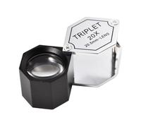 Verre De Pliable 10x / 15x / 20x / 30x Verre Poche D'objectif Pour Inspection Bijoux Loupe Bijoutier Professionnel