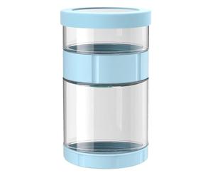 Verre de pot de cornichon - Bouteille de décapage étanche, récipient à large ouverture de 4,53 x 4,53 x 7,87 pouces, matériau transparent avec accès facile | Conception réversible de couvercle en